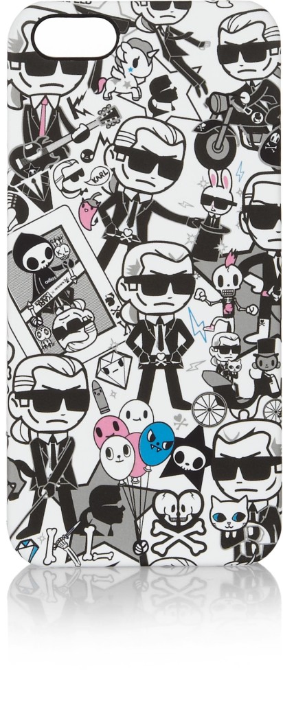 386987_Karl Lagerfeld - + tokidoki graffiti-print iPhone 5 cover