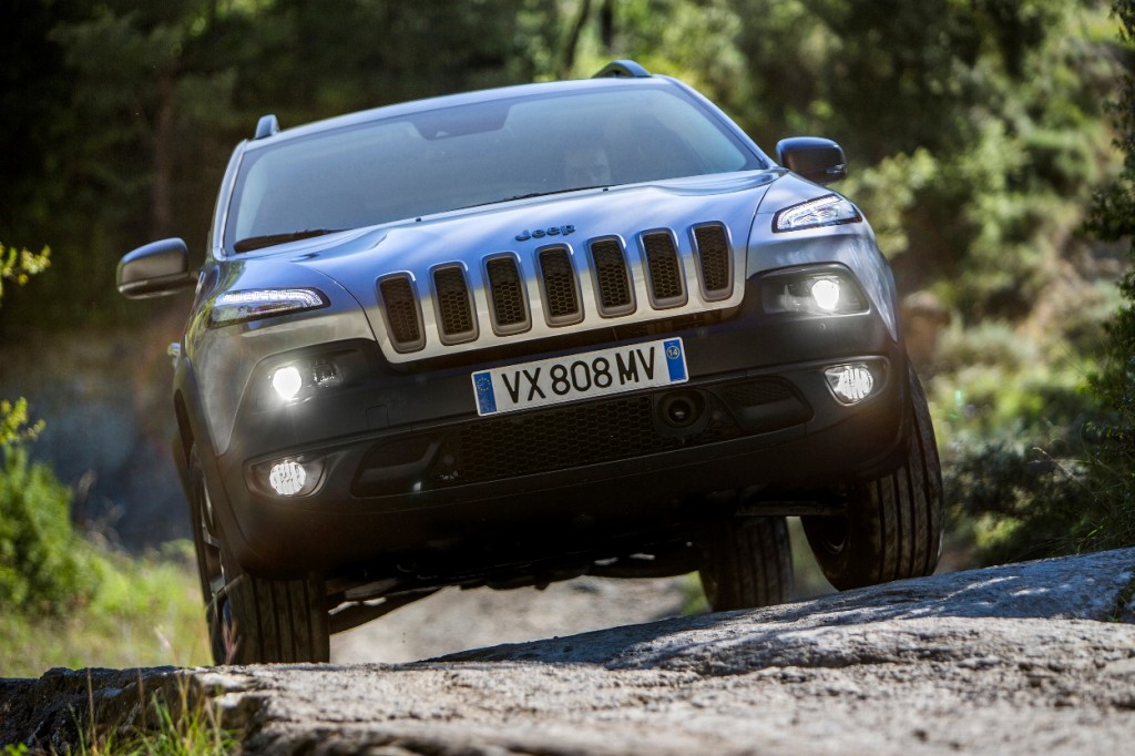 The all-new 2014 Jeep Cherokee Trailhawk model with the standard
