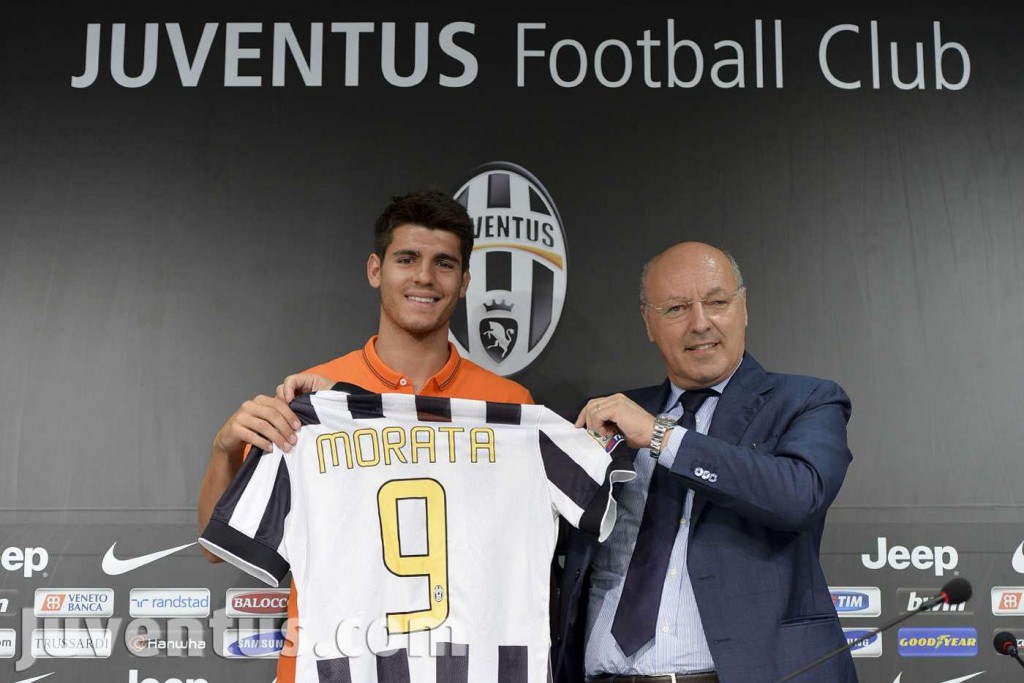 Juventus - Conferenza stampa di presentazione di Alvaro Morata
