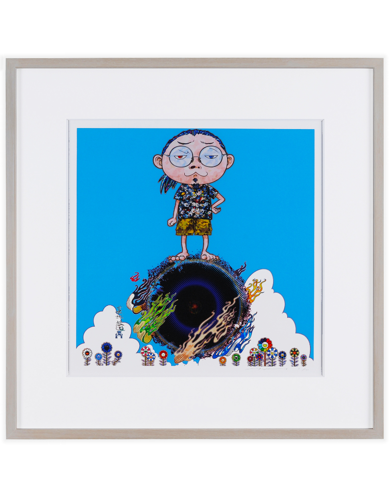 Takashi Murakami exclusively for yoox.com Standing on the Bridge Linking Space and Time, 2014_front