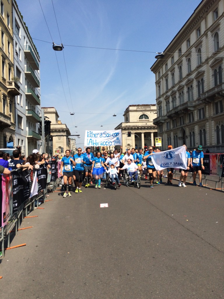 La maratona di Milano - La Forza dell'Abbraccio