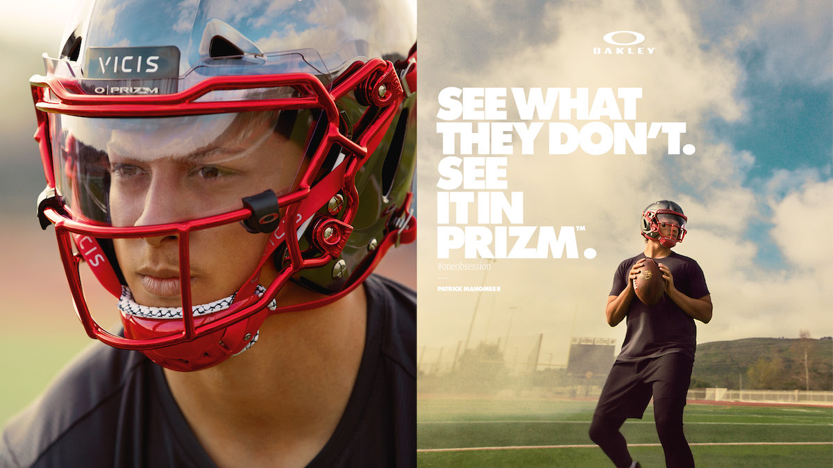 OAKLEY SEE IT IN PRIZM CAMPAIGN PATRICK MAHOMES (1) TheOldNow Magazine